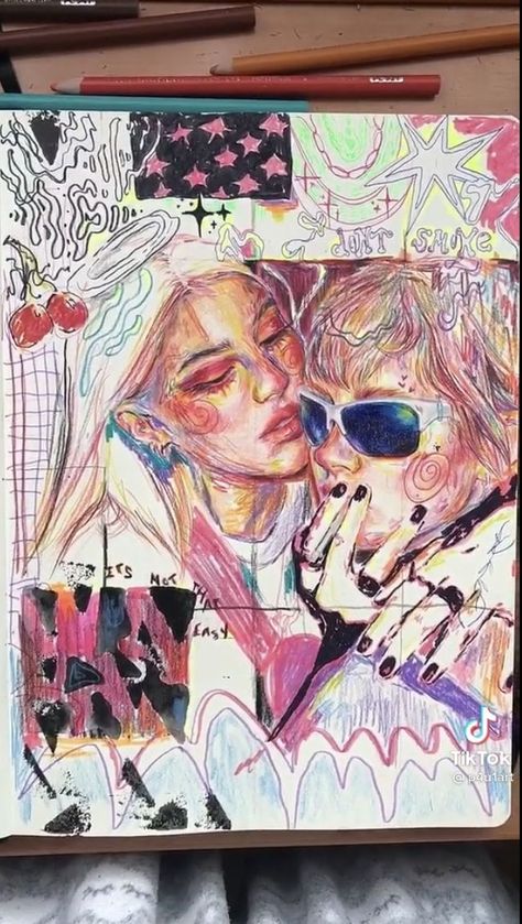 Kunst Inspo, Kunst Inspiration, Swag Art, Sketchbook Art Journal, Art Diary, Arte Inspo, Arte Sketchbook, Sketchbook Inspiration, Cool Art Drawings