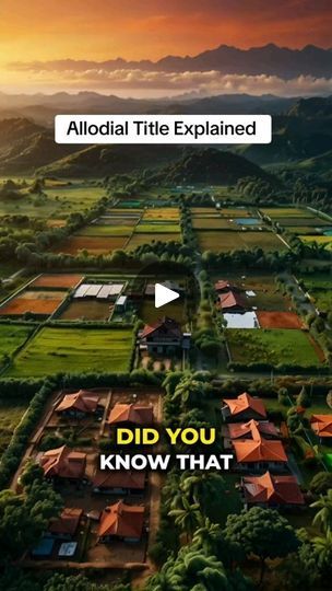 20K views · 10K reactions | An allodial title refers to a form of land ownership where the owner has absolute ownership and control over the property, free from any superior landlord or governmental authority. In practical terms, it means possessing property without owing any obligations like taxes or rents to a landlord or government entity. This concept historically contrasts with feudal land tenure systems where landholders held their land from a higher authority in exchange for services or dues. Therefore, having an allodial title signifies a high degree of property rights and independence in ownership. | Redd Pill | luqishamorais · Original audio Allodial Title, Land Ownership, Property Rights, Financial Advice, Real Estate Investing, Being A Landlord, Did You Know, Government, Hold On