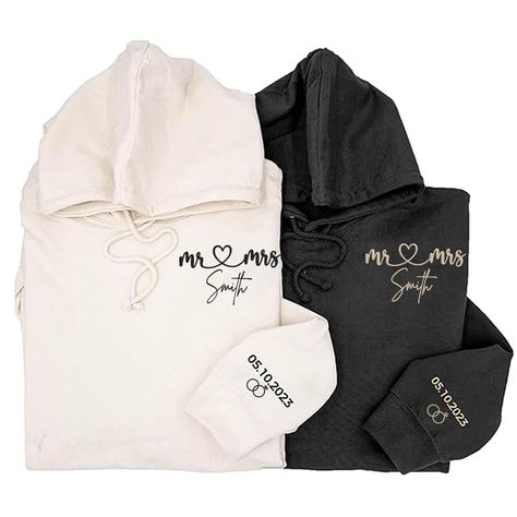 Hoodies For Boyfriend, Hoodies For Couples, Matching Hoodies For Couples, Make Your Own Shirt, Matching Hoodies, Basic Wear, Couples Sweatshirts, Matching Sweatshirts, Pretty Shirts