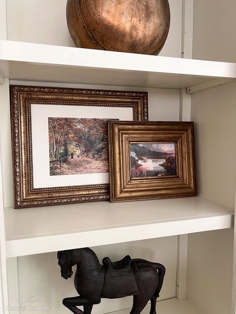 Make Your Own DIY Moody Vintage Faux Oil Painting For Free Mod Podge Pictures, Seasonal Decor Fall, Moody Vintage, Dyi Projects, Diy Oils, Old Frames, National Gallery Of Art, Southern Home, Vintage Fall