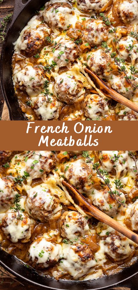 French Onion Meatballs Introduction: When it comes to classic comfort food, French onion soup holds a special place in many hearts. Its rich, savory broth and caramelized onions are a culinary masterpiece. But what if we told you that you could enjoy all the flavors of French onion soup in the form of succulent meatballs? […] The post French Onion Meatballs appeared first on <a rel="nofollow" href="h... French Onion Meatball Skillet, French Onion Soup With Meatballs, French Onion Filet Mignon, Campbell French Onion Soup Recipe, Yummy Meatballs Recipe, Meatball French Onion Soup, French Onion Soup Hamburger Recipes, French Onion Burgers Recipes, Easy French Onion Meatballs