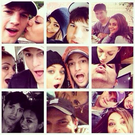 Mila Kunis and Ashton Kutcher cute selfies Mila Kunis And Ashton Kutcher, Mila Kunis Ashton Kutcher, Steven Hyde, Somebody's Son, Tv Show Couples, Cute Celebrity Couples, Ashton Kutcher, That 70s Show, Mila Kunis