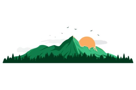 Mountain Range Drawing, Mountain View Painting, Mountain Vector Illustration, Mountain Cartoon, Cartoon Mountains, Cacing Tanah, Painted Mountains, Mountains Illustration, Cartoon Mountain