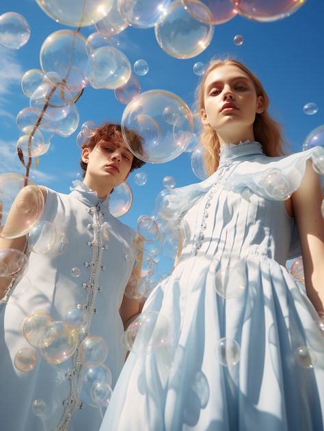 people with bubbles， surreal fashion photography #avatar #wallpaper #midjourney Dp Blast, Bubble Photography, Surreal Fashion, Avatar Wallpaper, Bubbles Photography, Soap Bubbles, Character Ideas, Surrealism, Fashion Photography