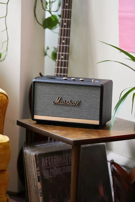 bluetooth speaker Marshall Acton Ii, The Roling Stones, Marshall Bluetooth Speaker, Marshall Bluetooth, Marshall Acton, Marshall Stanmore, Bluetooth Record Player, Class D Amplifier, Ar Rahman