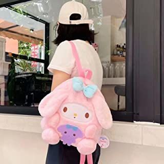 Kuromi Bag, Melody Plushie, Kawaii My Melody, Sanrio Plush, Kawaii Bag, Animal Backpacks, Plush Backpack, Kawaii Plush, Cute Cartoon Animals