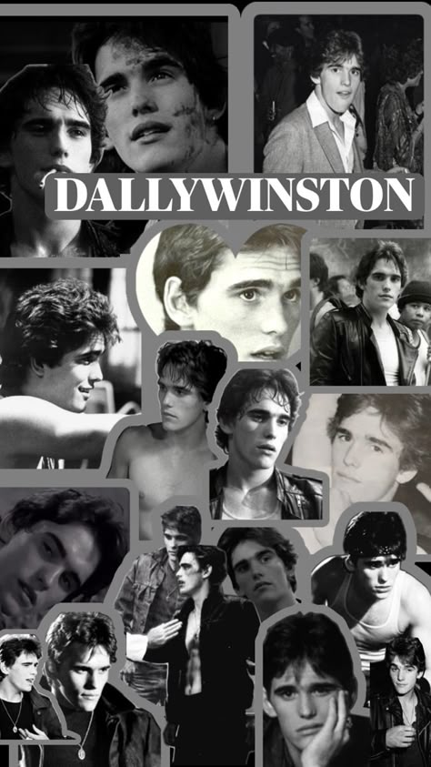 Dally Winston, Young Matt Dillon, The Outsiders Greasers, Dallas Winston, Matt Dillon, I Luv U, Movie Wallpapers, Just For Laughs Videos, Favorite Character