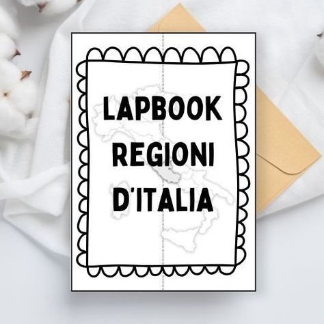 Il lapbook regioni italiane è un template pronto da stampare, tagliare, completare e comporre.   	Per la classe quinta della scuola primaria;  	Aiuta a ripassare le varie regioni d'Italia;  	File in bianco e nero, pronto da stampare. Italy Unit Study For Kids, Canada Lapbook Free, Lapbook Ideas Lap Books, Creation Lapbook, Country Lapbook, School Hacks, Earth Science, Geography, Science