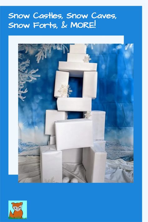 Ready for some indoor snow fun!!! With just a bit of upcycling and extra wrapping effort, your kiddos can build the ultimate snow fort, snow castle, or snow wall to hide against a snowball fight!! Their imaginations will soar with these budget-friendly, DIY snow blocks. Click here to check out the fun! Snow Dramatic Play, Winter Homeschool, Indoor Snow, Kids Sensory Activities, Play Snow, Frozen Crafts, Snow Castle, Frozen Castle, Snow Fort