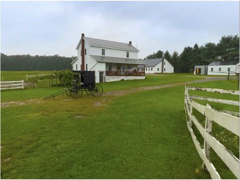 Two Amish Farmhouses For Sale With Barn/Workshop/Icehouse And Outbuildings on 13.6 Acres          Pennsylvania          $449,900 You get not one but two well built Amish farmhouses for sale along with a nice barn, workshop, icehouse and outbuildings on 13.6 lovely Acres. This would be an ideal farm for people who are interested in a communal way of living. #2for1 #farmhouse Amish Farmhouse, Amish Country Pennsylvania, Bank Barn, Amish Farm, Barn Workshop, Property Real Estate, Amish Country, Dairy Farms, Property Listing