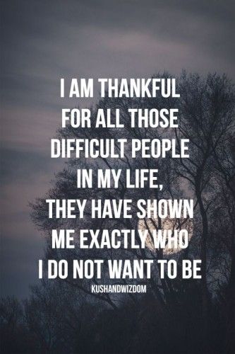 i am thankful for all those difficult people in my life. they have shown me exactly who i do not want to be. Thankful Quotes, Difficult People, E Card, I Am Grateful, Quotable Quotes, In My Life, The Words, This Moment, Great Quotes