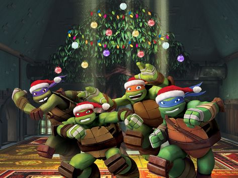 Michelangelo (2012 TV series)/Gallery | TMNTPedia | Fandom Teenage Mutant Ninja Turtles Christmas, Tmnt Wallpaper, The Ninja Turtles, Turtle Wallpaper, Raphael Tmnt, Tmnt Movie, Christmas Pfp, Leonardo Tmnt, Christmas Wallpaper Backgrounds