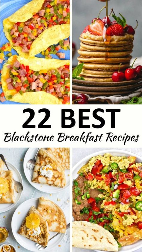 Black Stone Brunch Ideas, Breakfast Griddle Ideas, Camping Breakfast Ideas Blackstone, Breakfast Ideas Blackstone, Blackstone Brunch Ideas, Black Stone Breakfast Ideas, Blackstone Grill Breakfast Recipes, Black Stone Breakfast Recipes, Black Stone Breakfast