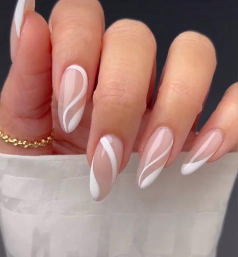 White French Tips With Design On Ring Finger, Simple Clean Nails Classy, Modern French Tip Nails Almond, Angled French Tip Nails, Side French Tip Nails, Angled French Tip, Prom Nails French, Girls Nail Designs, Wow Nails