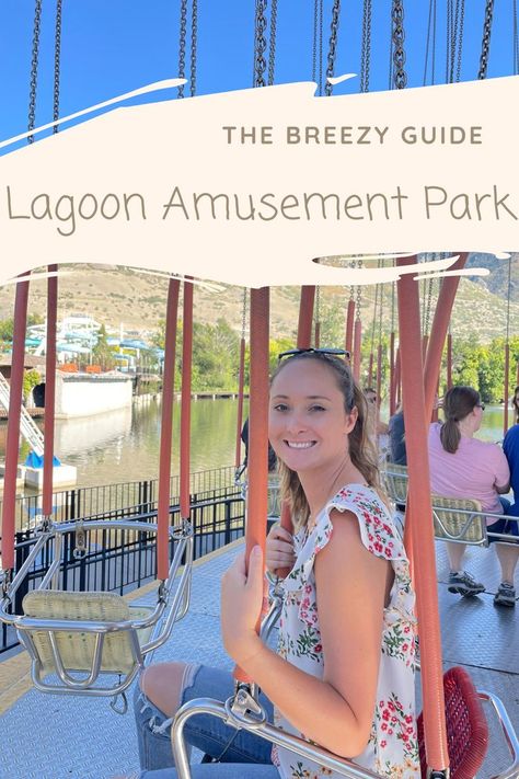 Spend a day at Utah's one and only amusement park, LAGOON! Lagoon Utah, Lagoon Amusement Park, Lagoon Park, Downtown Salt Lake City, Wooden Roller Coaster, Fair Rides, Salt Lake City Downtown, Moab Utah, Beer Garden