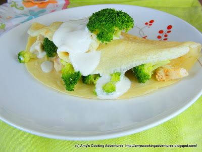 Amy's Cooking Adventures: Savory Crepes: Chicken Divan Ingredients For Slime, Crepes Chicken, Dinner Ideas Chicken, Chicken Divan Casserole, Chicken Divan, Breakfast Crepes, Crepes And Waffles, Recipe For Chicken, Savory Crepes