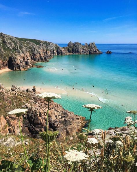 Pedn Vounder Cornwall, Places In Cornwall, Cornwall Beach, Just Another Day In Paradise, Beach Cornwall, Cornwall Beaches, England Beaches, Uk Beaches, Another Day In Paradise