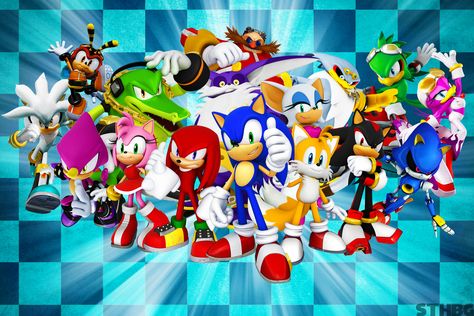 New Sonic generation Sonic The Hedgehog Characters, Hedgehog Game, Classic Sonic, Silver The Hedgehog, Friends Wallpaper, 3d Cartoon, Sonic Art, Shadow The Hedgehog, School Bags For Kids