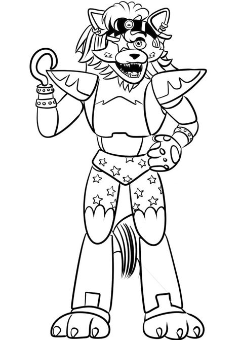 Foxy Fnaf Art, Glamrock Foxy, Raven Color, Fnaf Crafts, Fnaf Coloring Pages, Drawing Instructions, Rabbit Colors, Disney Dragon, Heart Coloring Pages