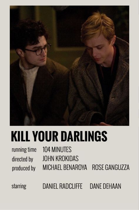 Dark Academia Movies, Dark Academia Posters, The Fall Movie, Darling Movie, Kill Your Darlings, Dane Dehaan, Iconic Movie Posters, New Yorker Covers, Best Movie Posters