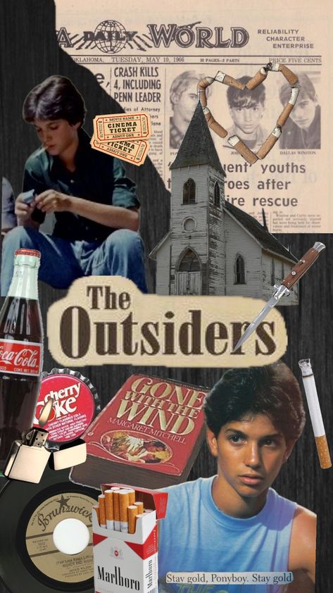 jhonny 😍😍 #jhonny #outsiders Diy 3d Art, The Outsiders Imagines, 3d Art Projects, Dallas Winston, Admit One Ticket, Cinema Ticket, Ralph Macchio, Life Support, Diy 3d