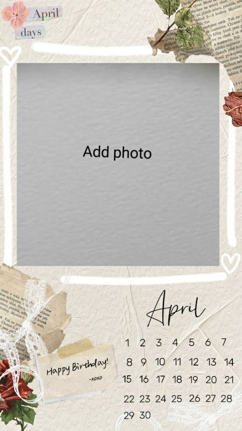 Instagram stories, insta story, ig post, minimal, calender, August post, vintage, minimalist design, cute, birthday post Birthday Loading Story Instagram, Photo Frame For Birthday, Birthday Story Template, Birthday Loading, Happy Birthday April, Birthday Story, Bday Pics, Happy Birthday 18th, Birthday Posters