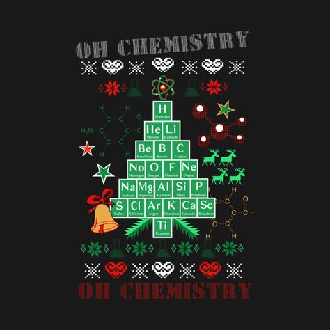 Chemistree Door, Chemistry Funny, Science Christmas, Classroom Door Decorating, Science Bulletin Boards, Funny Ugly Christmas Sweater, Video Game Images, Christmas Science, Christmas Canvas Art