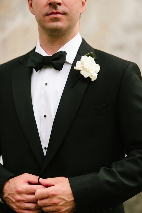 Willowdale Estate Wedding, Groom And Groomsmen Suits, White Boutonniere, Wedding Tux, Black And White Tuxedo, Groomsmen Boutonniere, Earthy Wedding, Lake Como Wedding, Black Tux