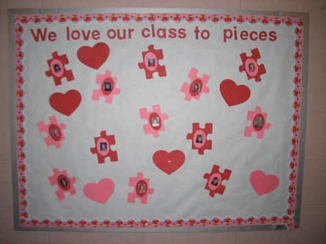 Pre-K Bulletin Boards for February | February Bulletin Board | February; Valentine's Day (preschool) February Bulletin Board Ideas, February Bulletin Boards, Valentine Bulletin Boards, Birthday Board Classroom, Valentines Day Bulletin Board, February Ideas, February Crafts, Preschool Bulletin, Preschool Bulletin Boards