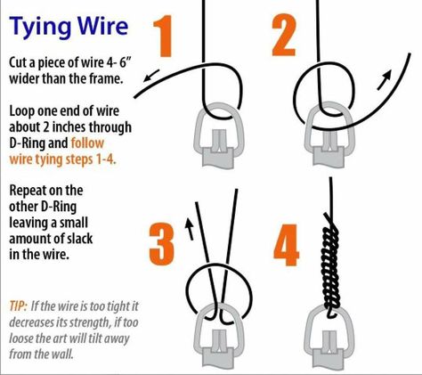 How To Hang A Picture With Wire, Picture Wire Hanging, Wall Frames Ideas, Picture Rail Hanging, Framing Canvas Art, Frames Ideas, Hang Pictures, Picture Wire, Picture Rail