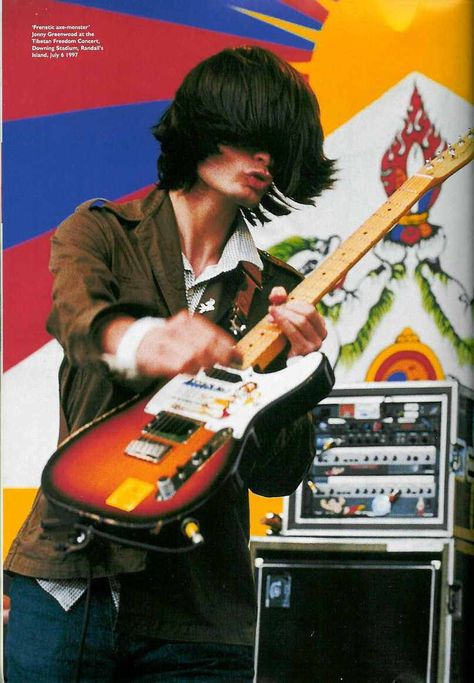 Jonny Greenwood, Fender Telecaster Plus Jonny Greenwood, Thom Yorke, Fender Telecaster, Radiohead, Electric Guitar, The Magic, Guitar