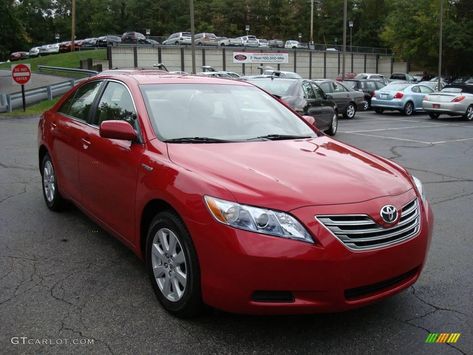 2007 Barcelona Red Metallic Toyota Camry Hybrid #1755874 Photo #6 | GTCarLot.com - Car Color Galleries White Toyota Camry Red Interior, Toyota Camry Red Interior, 2010 Toyota Camry, 2007 Toyota Camry, 2004 Toyota Camry, Camry 2009, Toyota Vios, Camry 2007, Red Car