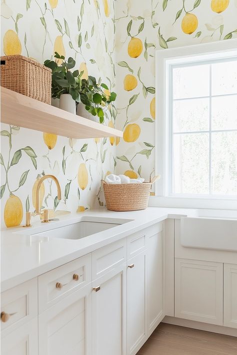 17 Stylish Laundry Room Wallpaper Ideas