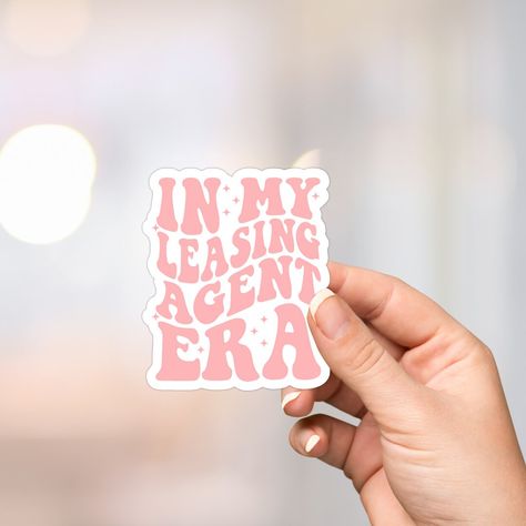 In My Leasing Agent Era Sticker For Leasing Agents Leasing Agent, Property Manager, My Property, Laptop Decals, Jacksonville Fl, Property Management, Laptop Decal, Water Bottles, Beauty Book