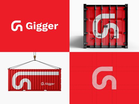 Gigger | Logistics Logo and Brand Identity by Rakibul Hasan🌏| Logo and Brand Designer for Workhu on Dribbble Logistics Logo, Brand Identity Design, Brand Designer, Design Development, Identity Design, Creative Professional, Brand Identity, Website Design, Gate