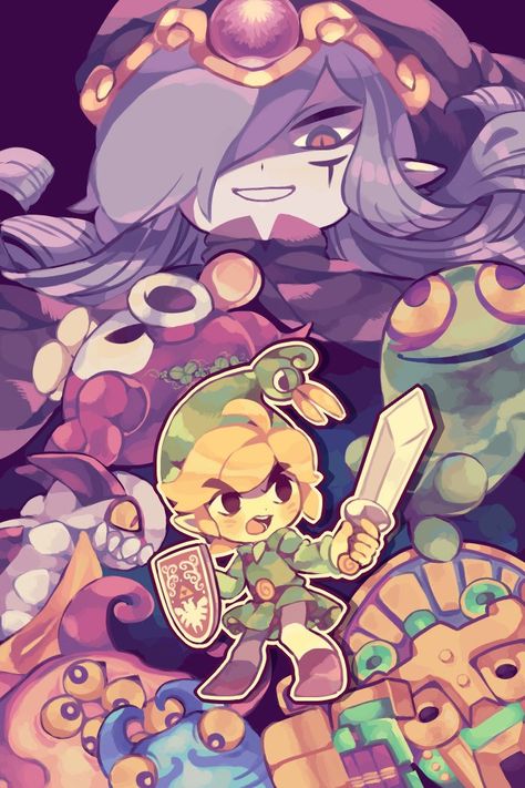 Media Tweets by ポコパンねむる( ᐖ ⑅) (@oyasumi_u__u) | Twitter Zelda Collection, Minish Cap, Zelda Party, The Minish Cap, Loz Fanart, Link Art, Video Game Fan Art, Hyrule Warriors, Link Zelda