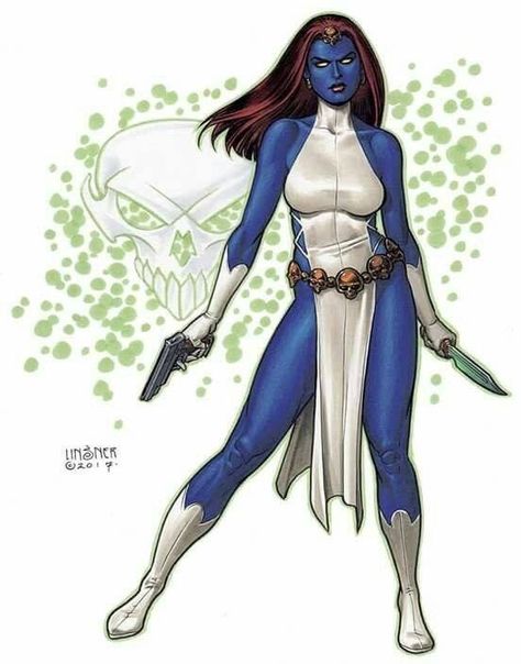 Mística♥ Mystique Art, Joseph Michael Linsner, Mystique Marvel, Xmen Art, Comic Book Artwork, Marvel Villains, Marvel Comic Character, Marvel Comic Universe, Uncanny X-men