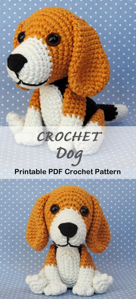 Amigurumi Beagle Free Pattern, Crochet Beagle Free Pattern, Beagle Crochet Pattern Free, Puppy Crochet Pattern Free, Puppy Crochet Pattern, Crochet Dogs, Puppy Crochet, Crochet Stuffies, 2023 Crochet