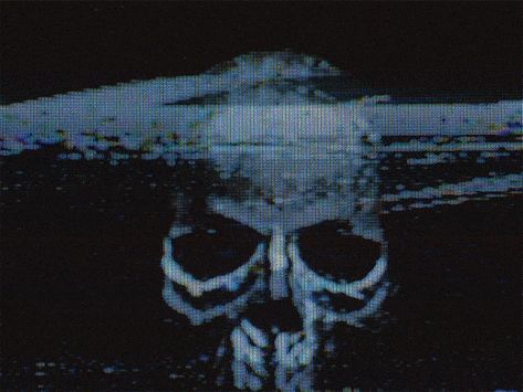 Vhs Glitch Gif, Skull Banner Gif, Glitch Effect Gif, Cybergoth Gif, Dark Aesthetic Gif, Skull Gif, Skeleton Gif, Skull Banner, Hackers Movie