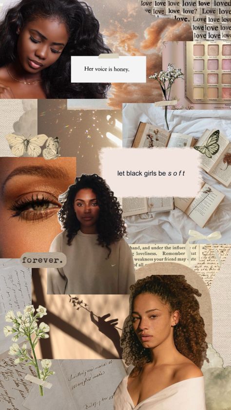 Soft Neutral #softaesthetic #blackwomen #neutral #beauty Softness Aesthetic, Skincare Photo, Glow Getter, 2024 Moodboard, Goddess Braids Hairstyles, Soft Luxury, Black Art Painting, Aesthetic Life, Vanilla Girl