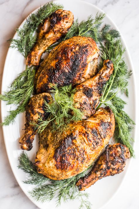 (The Juiciest!) Dill Pickle Brined Grilled Chicken - So Happy You Liked It Pickle Brined Chicken, Brine Whole Chicken, Blackberry Cocktail, Brined Chicken, Chicken Pickle, Dill Chicken, Grill Chicken, Brine Chicken, Grilled Chicken Thighs