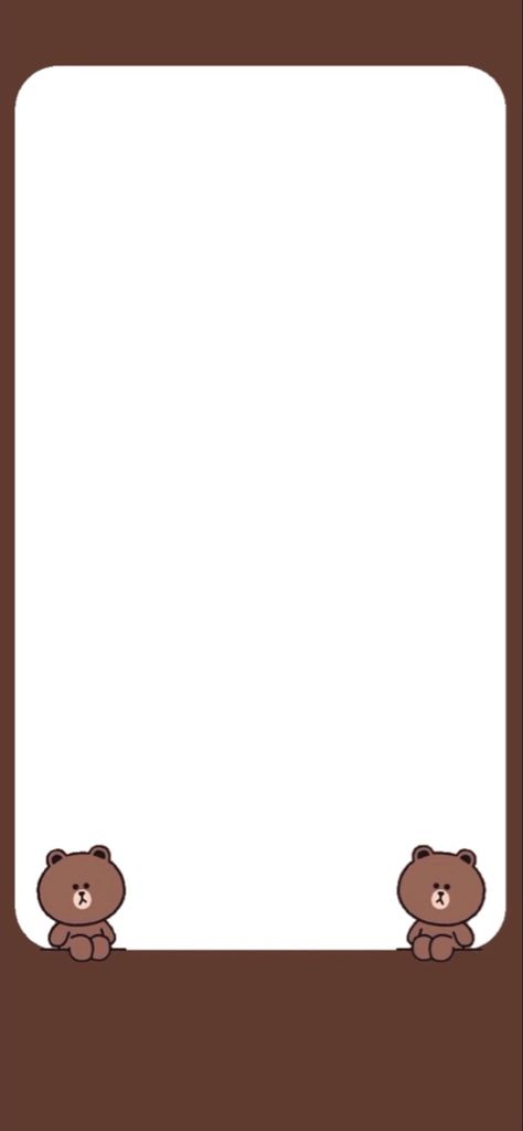 Line Friends Brown Wallpaper, Homescreen Wallpaper Brown, Luvsoft Brown, Aesthetic Brown Homescreen, Korean Homescreen, Brown Homescreen Aesthetic, Cute Brown Wallpaper, Brown Homescreen, Red Ios