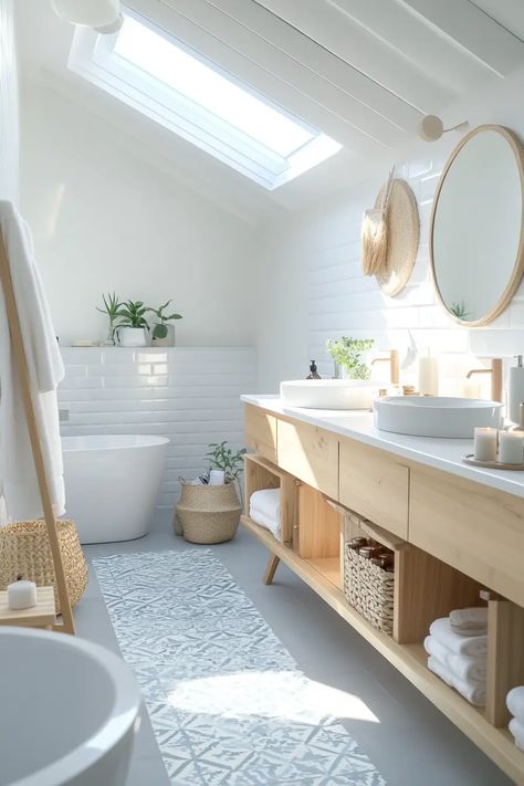 Scandinavian bathroom decor