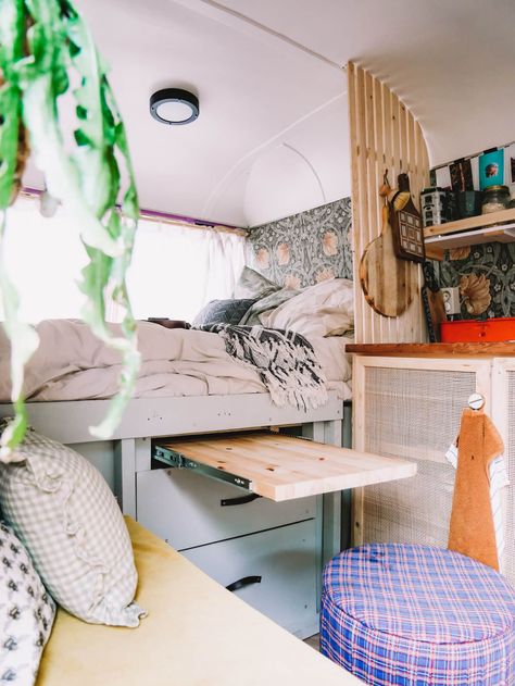 Diy Van Interior, Citroen Van, Converted Vans, Van Rv, Van Bed, Vw Lt, Tent Trailer, Van Interior, Cool Vans