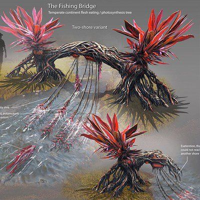 Vines Concept Art, Alien Plants Concept Art, Fantasy Plants Art, Plant Alien, Fantasy Plants, Strange Plants, Plant Monster, Alien Plants, Alien Concept