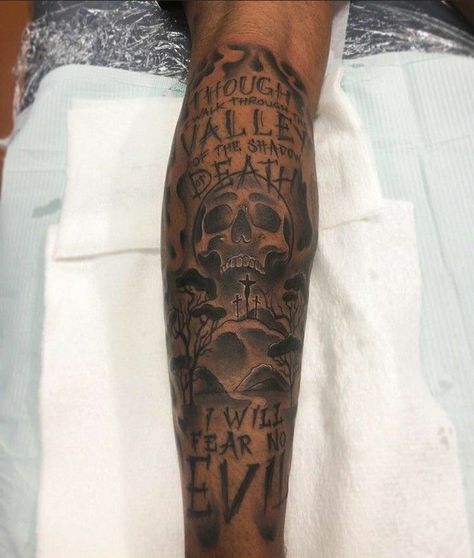 Y2k Half Sleeve Tattoo, Crazy Detailed Tattoos, Meaning Hand Tattoo, Fear God Sleeve Tattoo, Back Of The Leg Tattoos Men, Cool Leg Tattoos For Guys Half Sleeves, Root Of All Evil Tattoo Stencil, Against The Odds Tattoo, Let Sleeve Tattoo For Men