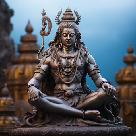 Shiva hindu god silver sculpture in medi... | Premium Photo #Freepik #photo #indian-god #hindu-god #mantra #mahadev God Mantra, Raksha Bandhan Photos, God Hindu, Silver Sculpture, Bangle Ceremony, Holi Gift, Diwali Gift Hampers, Indian God, Raksha Bandhan