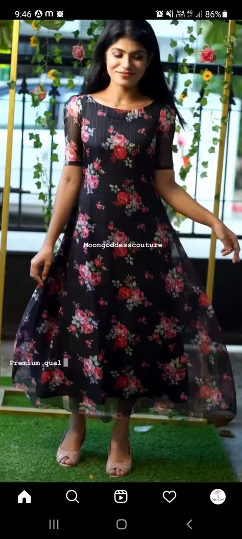 Organza Aline Kurti, Silk Saree Frocks For Women, Organza Material Kurti, Organza Long Frock Models Latest, Organza Frock Neck Designs, Organza Frocks For Women Indian, Organza Frock Designs Latest, Organza Kurta Designs Latest, Organza Churidar Designs Latest