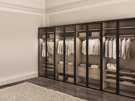 Sectional wardrobe ATLANTE WIND by EmmeBi design CRS EmmeBi Aesthetic Wardrobe Closet, Aesthetic Wardrobe, Wardrobe Organization, Handles Wardrobe, Wardrobe Aesthetic, Glass Wardrobe, Wardrobe Design Modern, Armoire Dressing, Dressing Room Closet