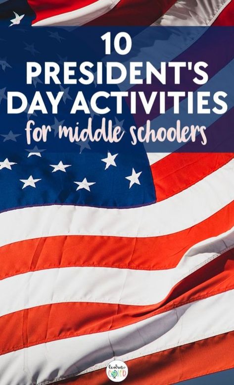 Activities For Middle Schoolers, Presidents In Order, Middle School Activities, Middle School History, Middle School Lesson Plans, High School Activities, Middle School Lessons, Rhyming Books, Activities For Teens